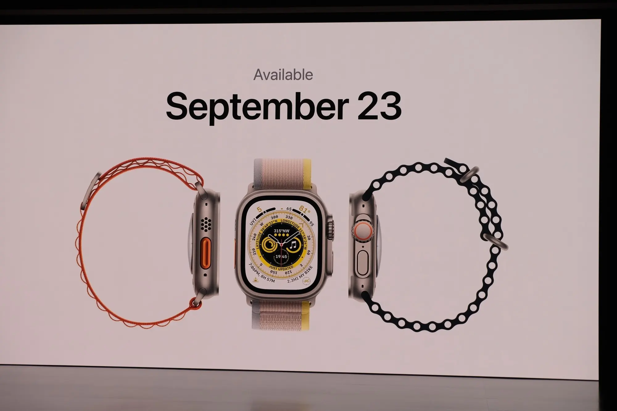 苹果|苹果发布Apple Watch Ultra：大而坚固的钛合金旗舰型号