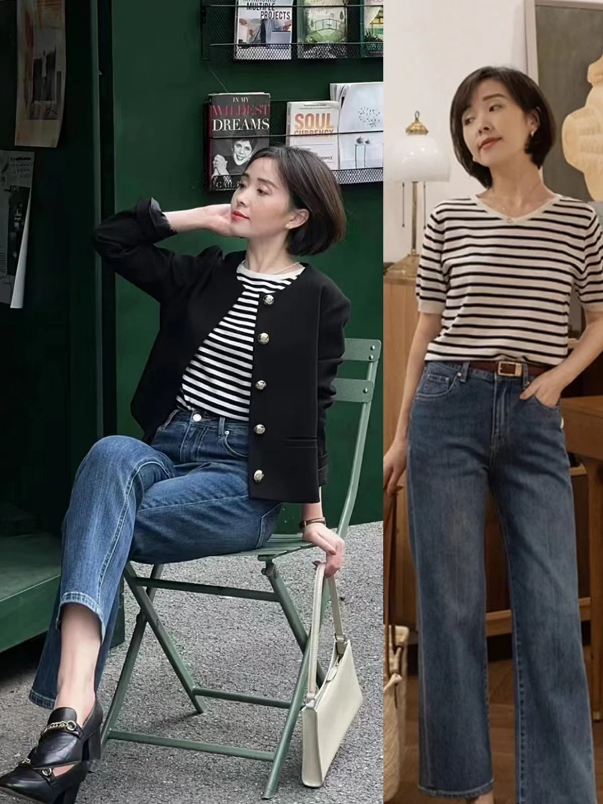 成熟女人穿衣要得体，出门别总穿背心了，这些上衣款式更优雅体面