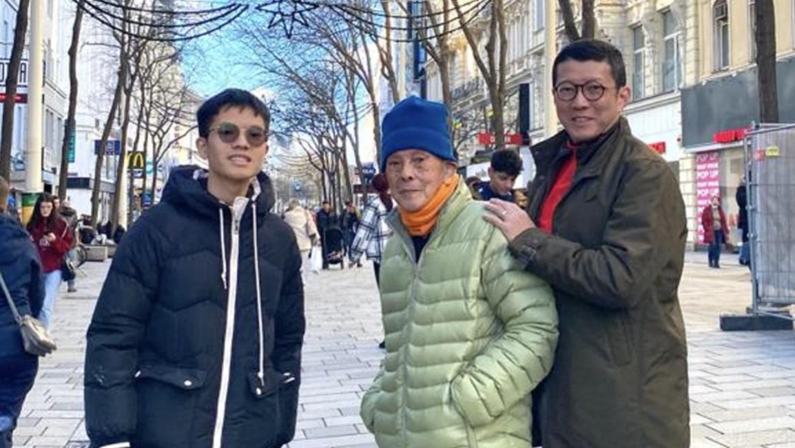 杨英伟|TVB绿叶携92岁父亲移居欧洲，称老父难忍严寒，已预告一年后返港