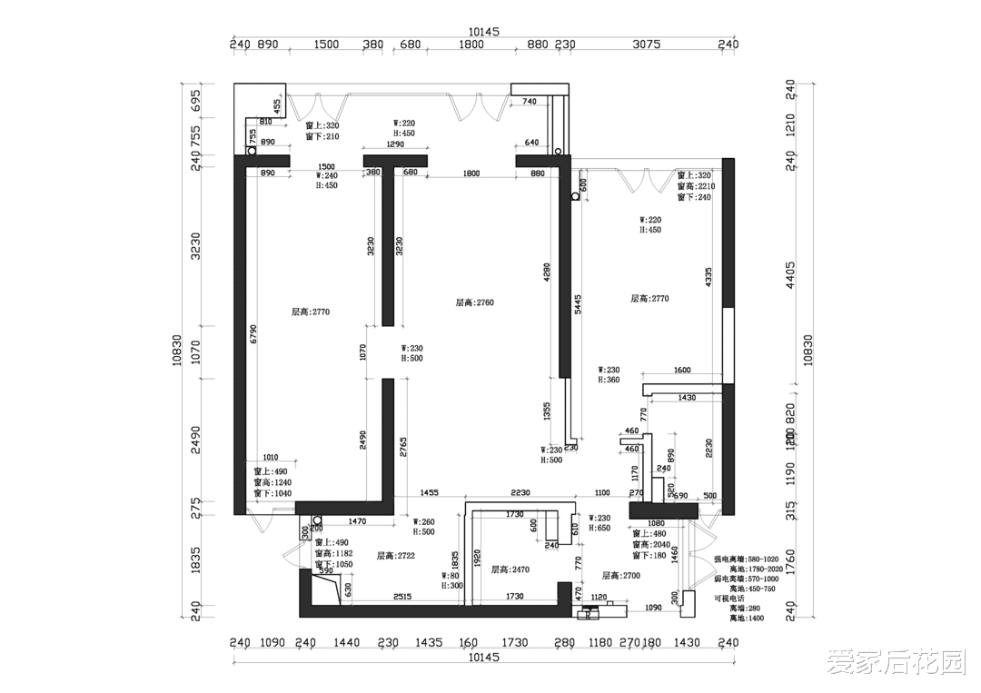精彩的色彩搭配,轻奢的法式装修,点亮生活之美
