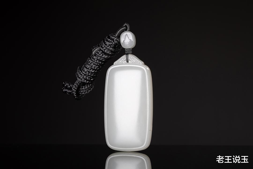 和田玉籽料|「朝隆合」玉雕艺术品：和田玉籽料平安无事牌仿古玉牌葛洪玉雕