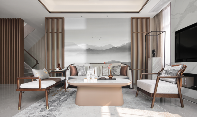 130平新中式三居室,闲来知茶,静享岁月于写意间