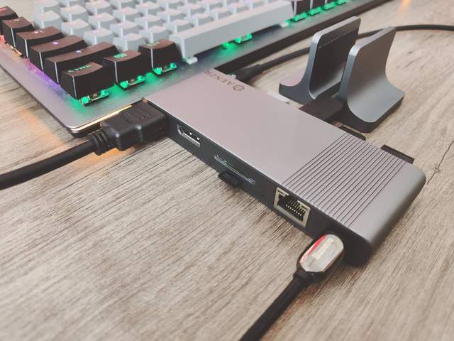 鼠标|AENZR十二合一扩展坞开箱实测，办公生产力直线飙升