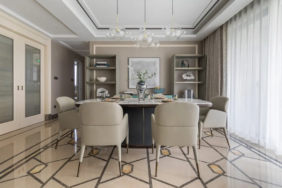 168㎡现代雅奢 | 奢以雅为度，让空间传递精神与气质