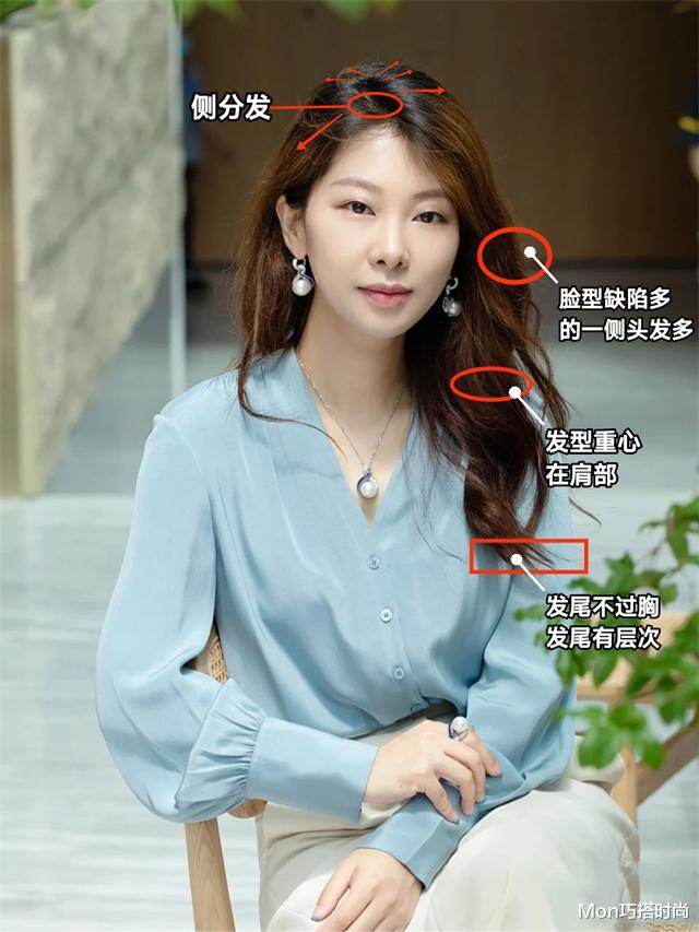 发型 40岁女人，秋冬要烫就烫这3种落肩卷，减龄显气质，照着烫准美