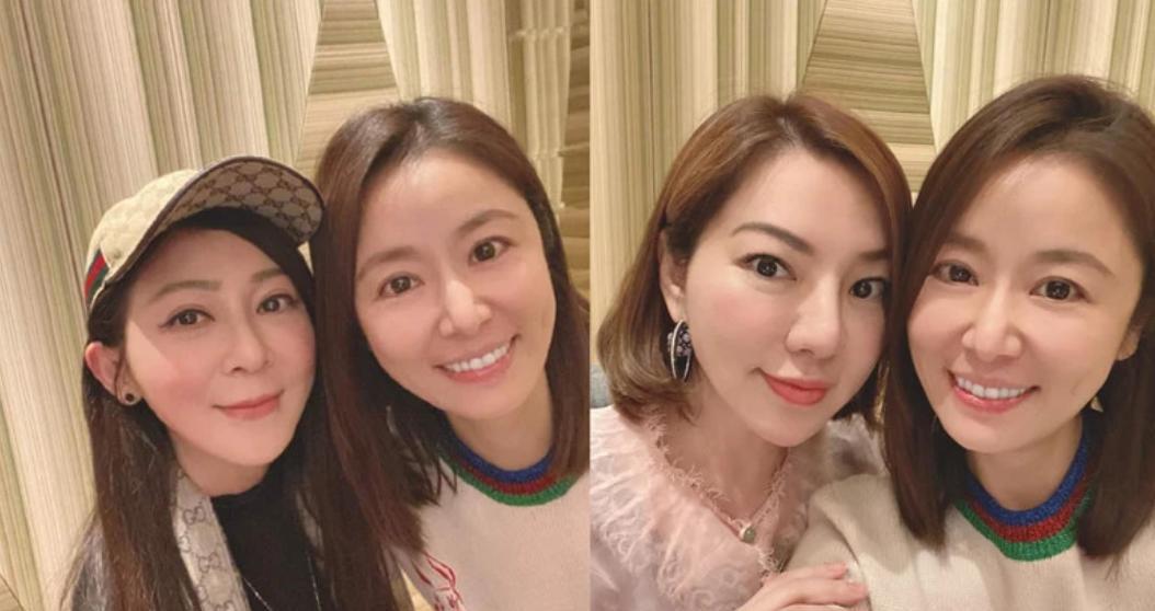 林心如|46岁林心如晒近照！眼皮耷拉下垂，与同年龄好友合照很显老