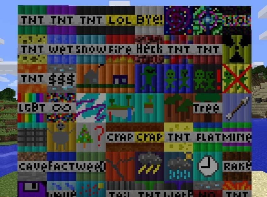 我的世界:当我们同时点燃1千个不同种类的TNT,会发生什么?