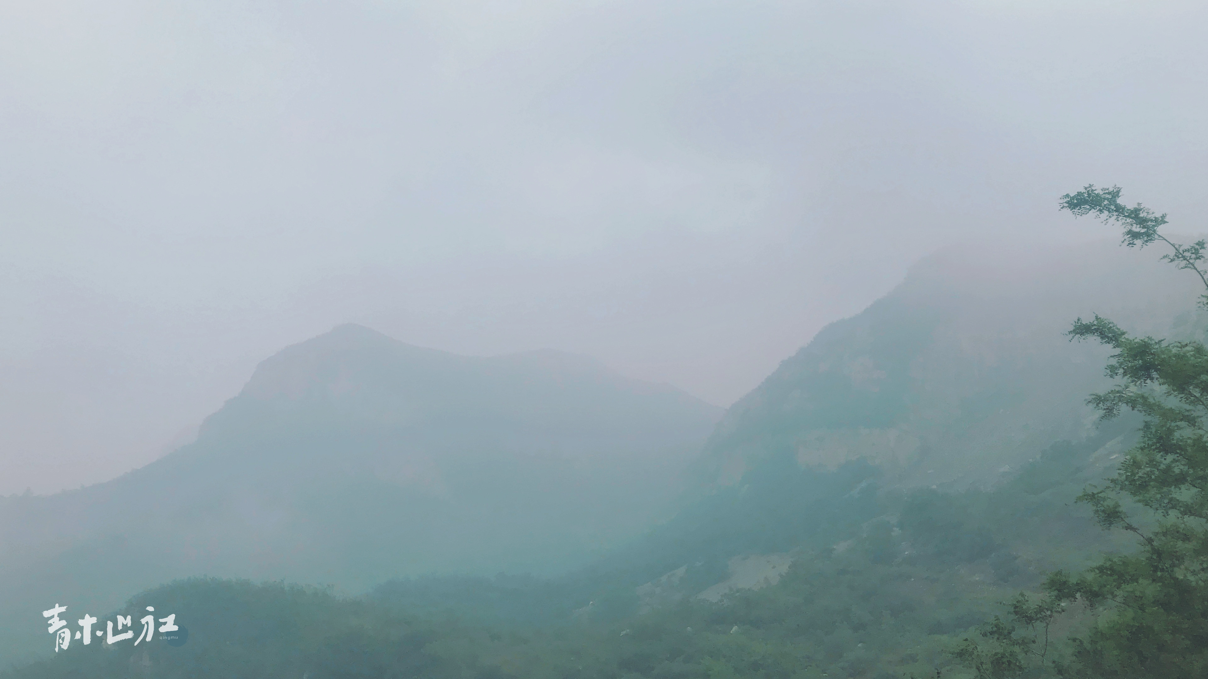 正蓝旗|山色｜青墨勾勒 涤荡心扉