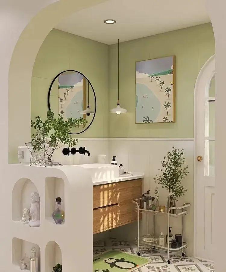 老公坚持卫生间不要洗手台,完工后,不看好的亲戚都前来参观