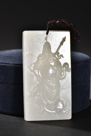 和田玉籽料|和田玉籽料关公牌