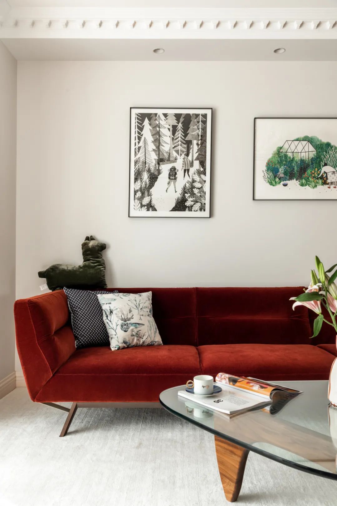 全屋改造丨2人1猫110㎡两室拆改方案,6步改出中古风大格局