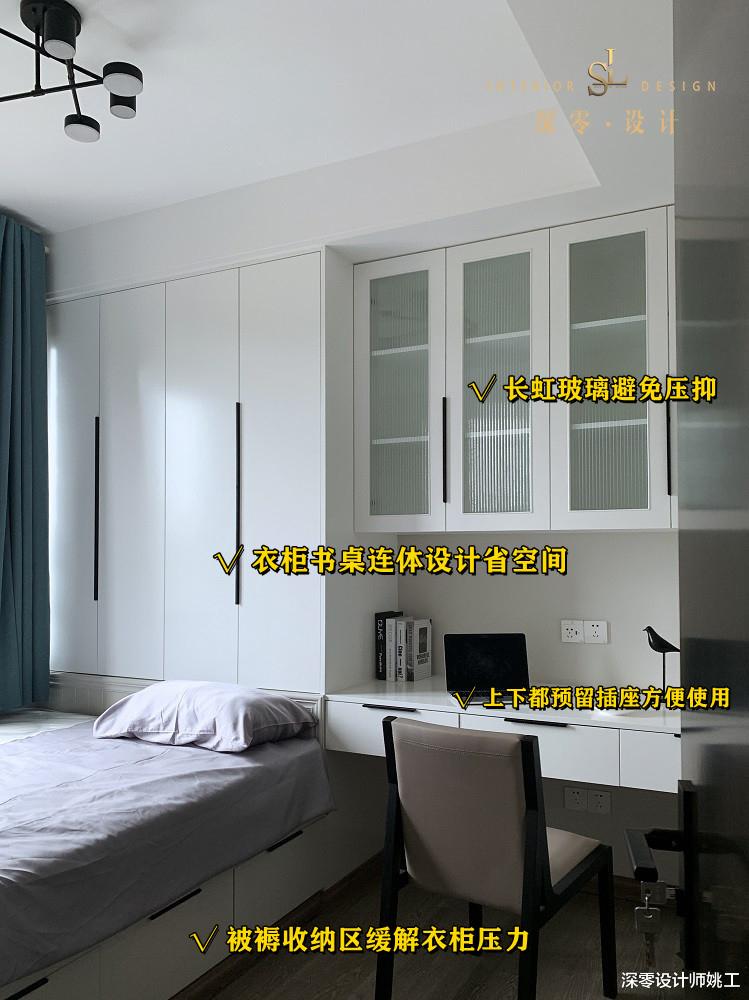 8㎡儿童房怎么装?不妨试试榻榻米+衣柜+书桌设计,1㎡都浪费不了