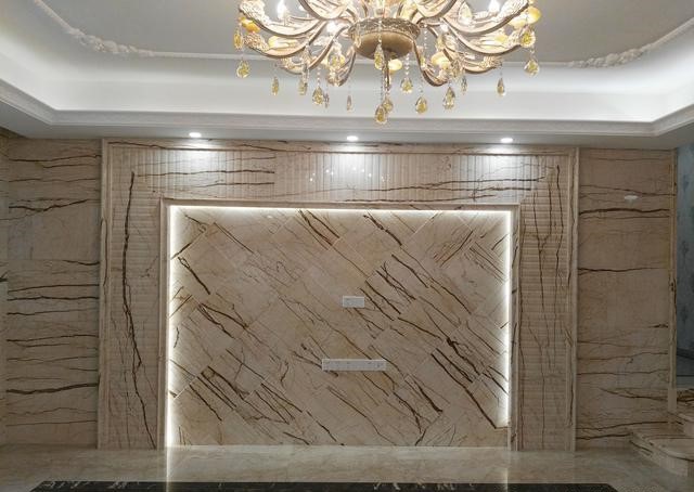 老公不听劝非要全屋贴大理石,这效果看的真闹心,哪儿像个家?