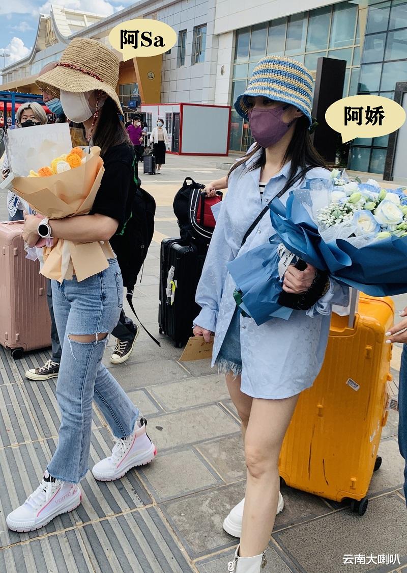 阿娇|浪姐团综开录，阿娇和阿Sa结伴到达大理，吴谨言独自现身
