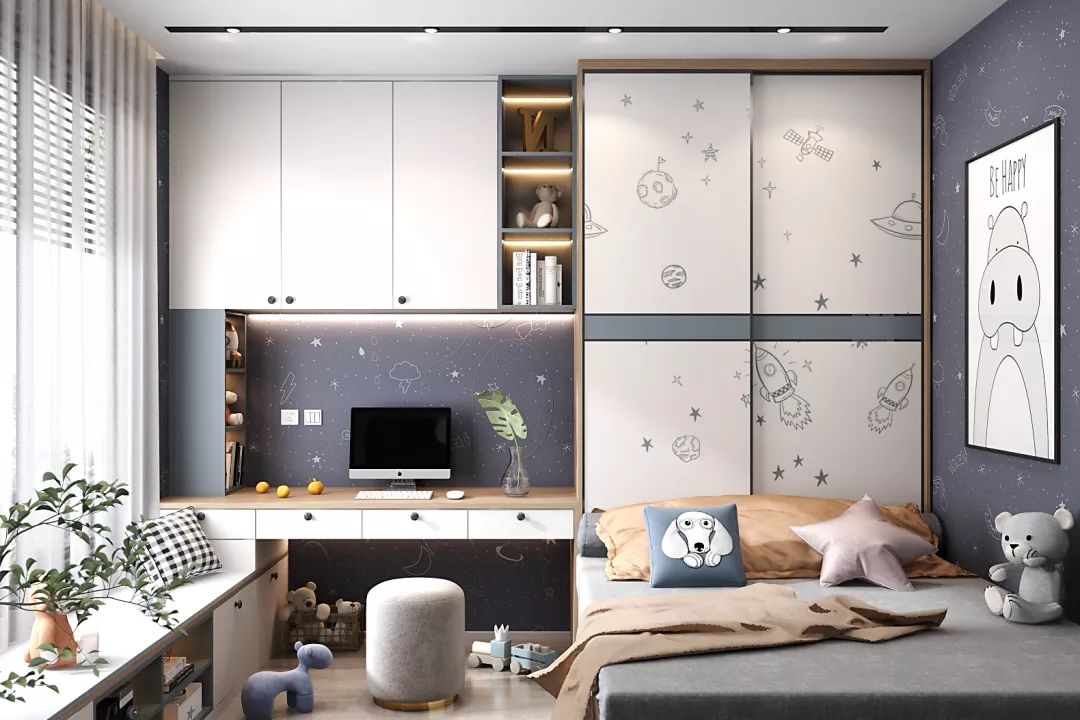 一踏进门就舍不得走!超赞的儿童房设计效果图美哭了!!