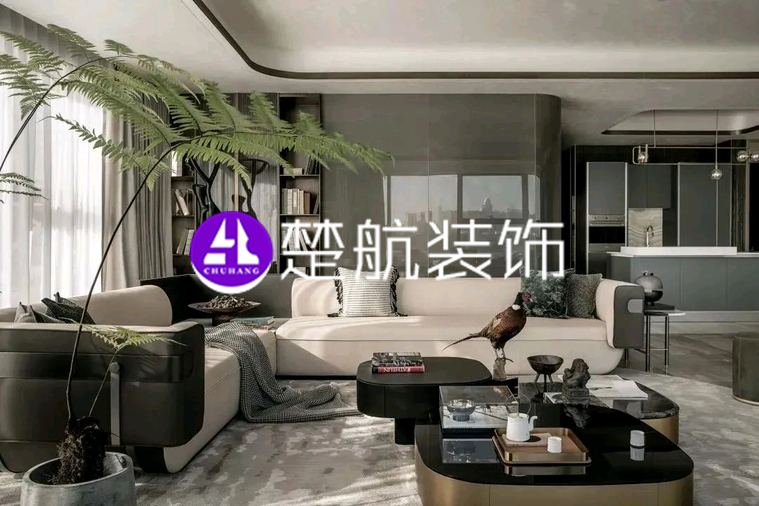 盘锦200多平的大别墅 现代轻奢风格