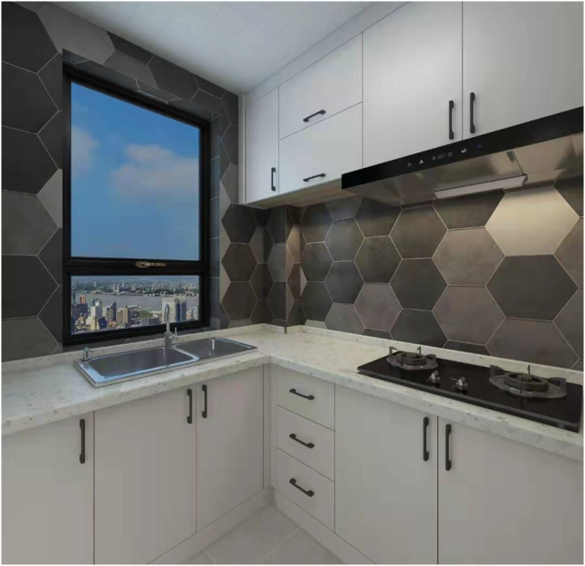 130㎡原木北欧风，文化砖作背景墙装饰，清新又时尚