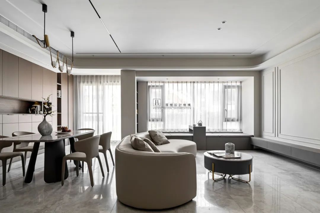 厚榭作品：家是心灵的岛屿丨169㎡混搭风
