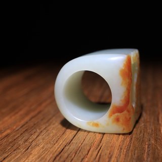 和田玉籽料|和田玉籽料一路连科扳指