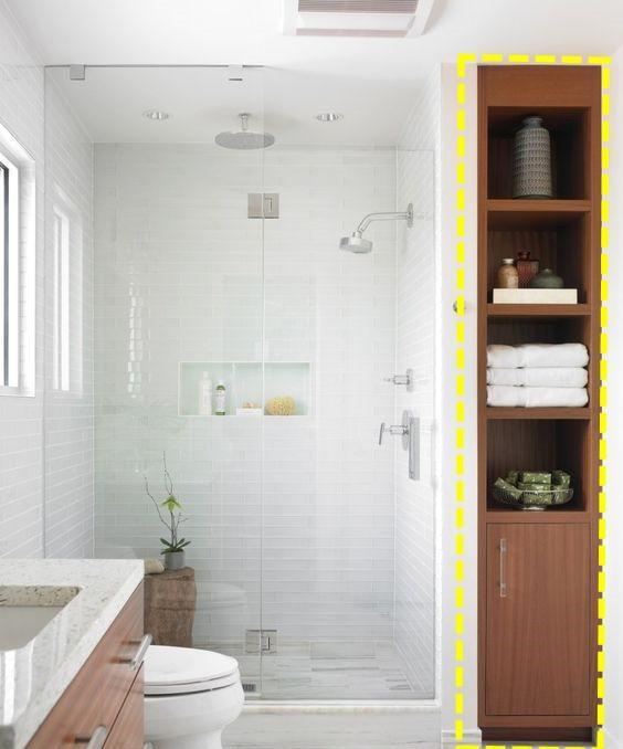 小卫生间,聪明人墙角挤出1㎡,实现双面洗衣柜,照样成装修模板