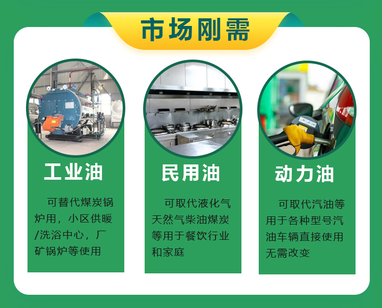 植物燃料油相比于醇基燃料的优势