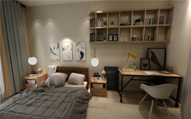 46㎡北欧风格家装样板房，空间小不用怕，住着舒服更重要