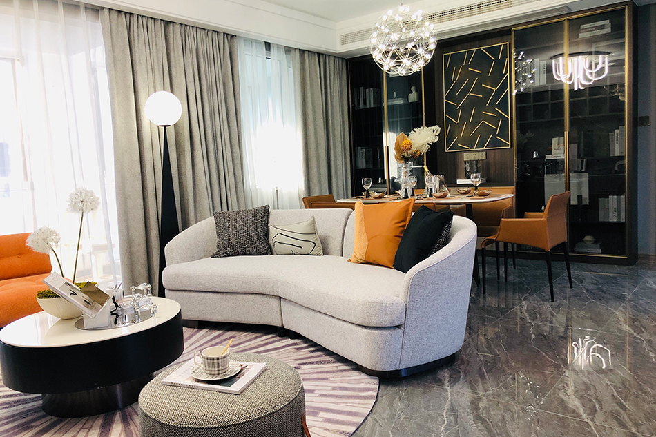 128㎡精装房软装，让精装焕然一新