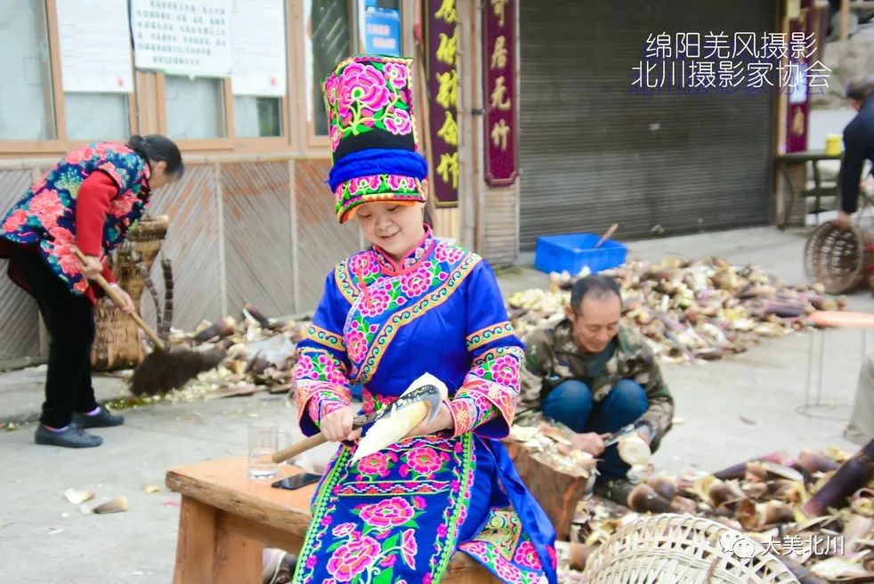 绵阳|绵阳北川羌王竹海的笋子姑娘