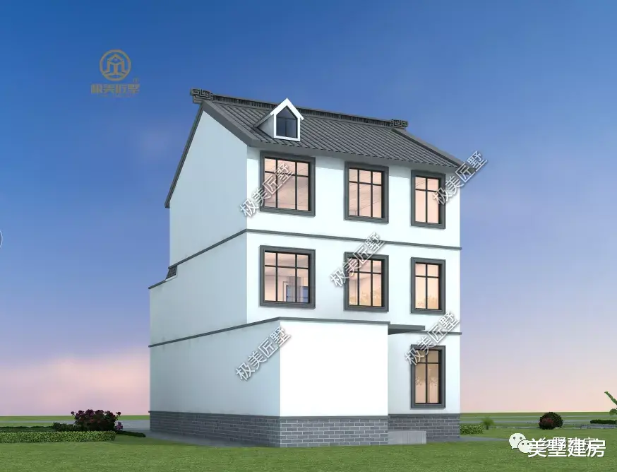 面宽小进深大,中式院子就这么建,家人看了都满意