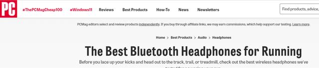 蓝牙耳机|权威媒体广泛测试后，评选出10款最佳跑步蓝牙耳机