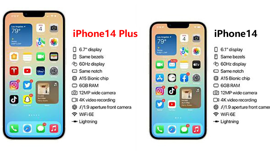 苹果这次方向对了，iPhone14 Plus核心配置和价格曝光，爆款稳了