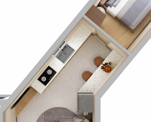 爆改奇葩单身公寓,像一个电锯!