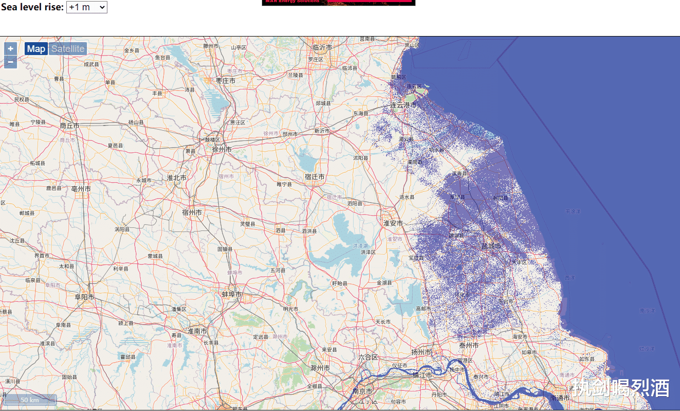 长沙|假如海平面上升20米,中国哪些城市会消失?