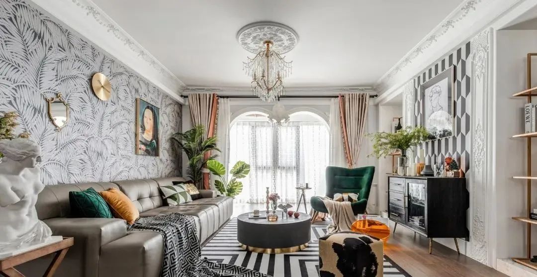 124㎡轻奢美式风,打造一见倾心的优雅风范