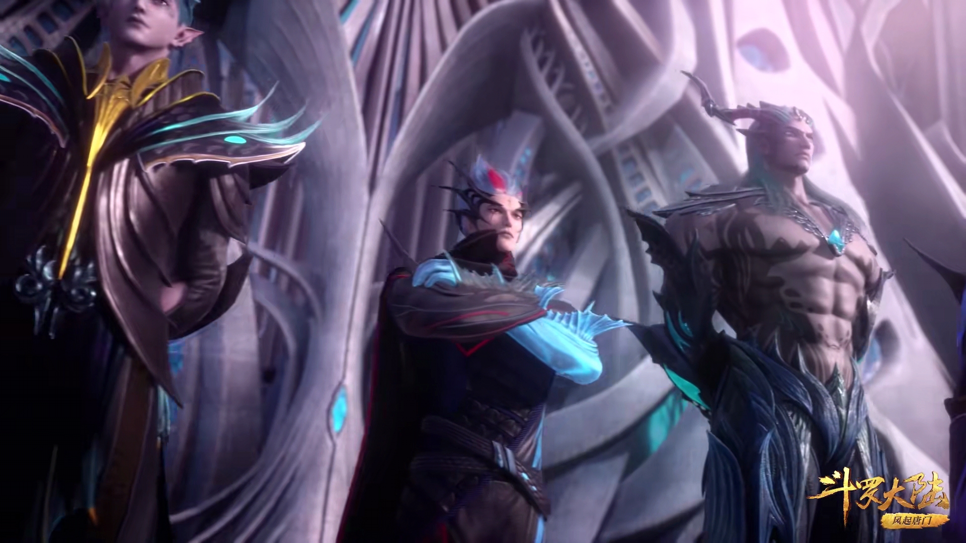 |斗罗：七圣柱斗罗身高差明显，最让人意外的是海妄，比海女还矮