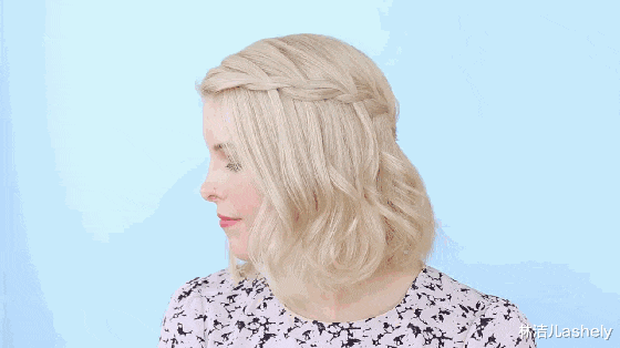 编发 4款过渡期刘海编发，营造小脸氛围感，尴尬期也一样能做漂亮的造型