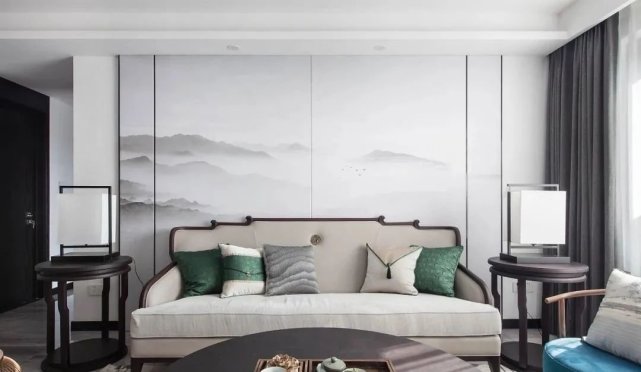 140㎡新中式风格装修，让繁琐与陈旧转变为轻盈与新意