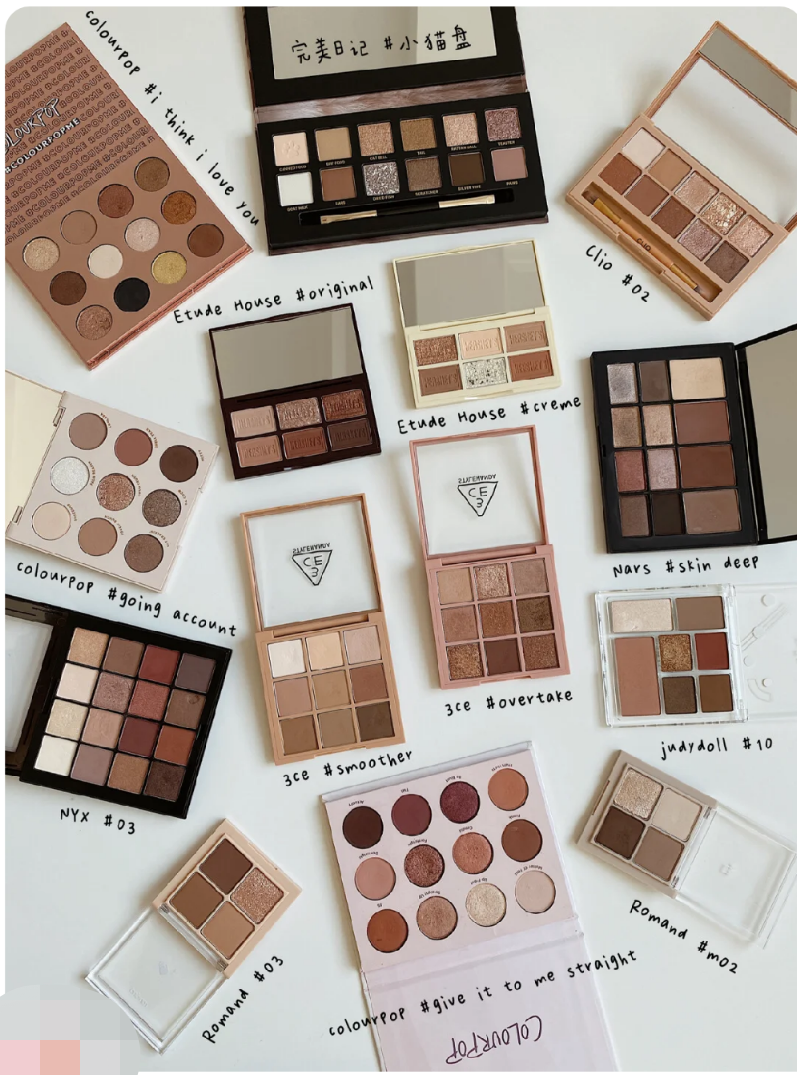 紫薯 5款上班族最爱的通勤盘!平价眼影盘,也能打造绝美高级眼妆。