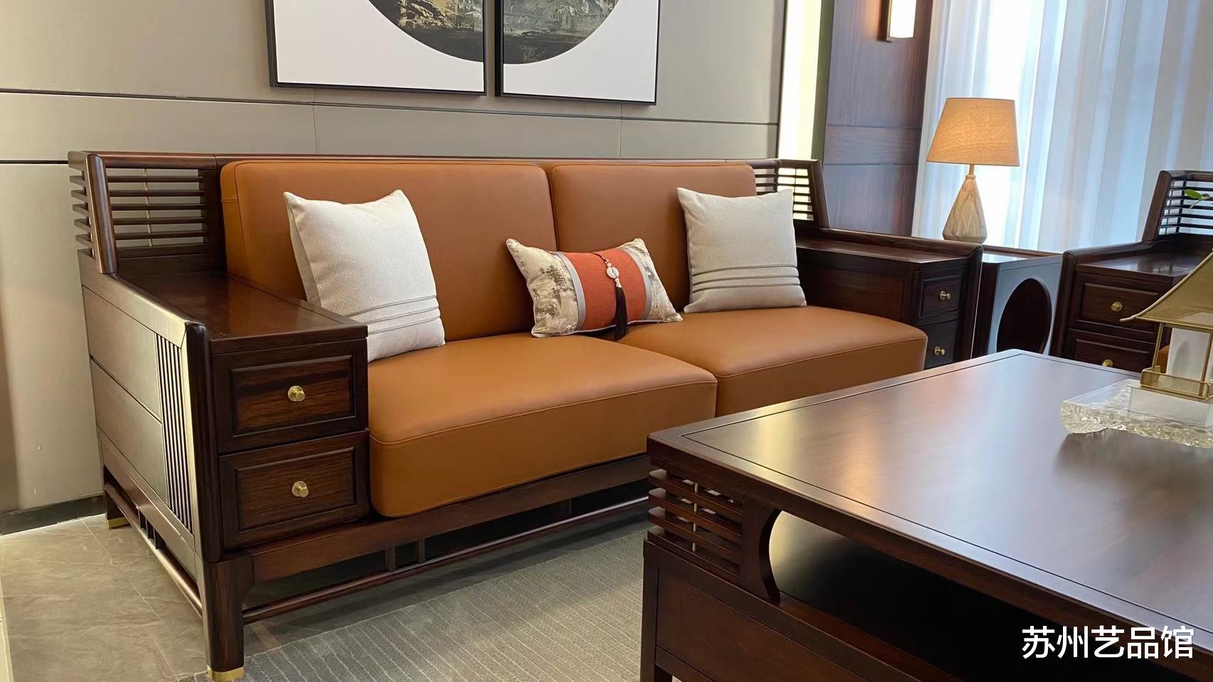 新中式有高级实用的实木框架,打造简约高级美