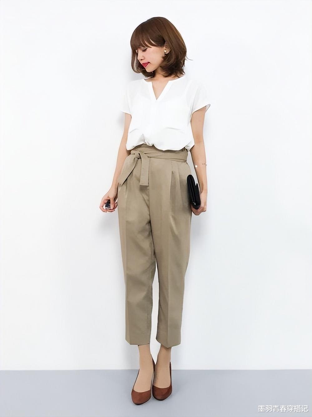 穿衣搭配|为什么职场女性我劝你穿“烟管裤”？看了这些搭配就明白，太气质