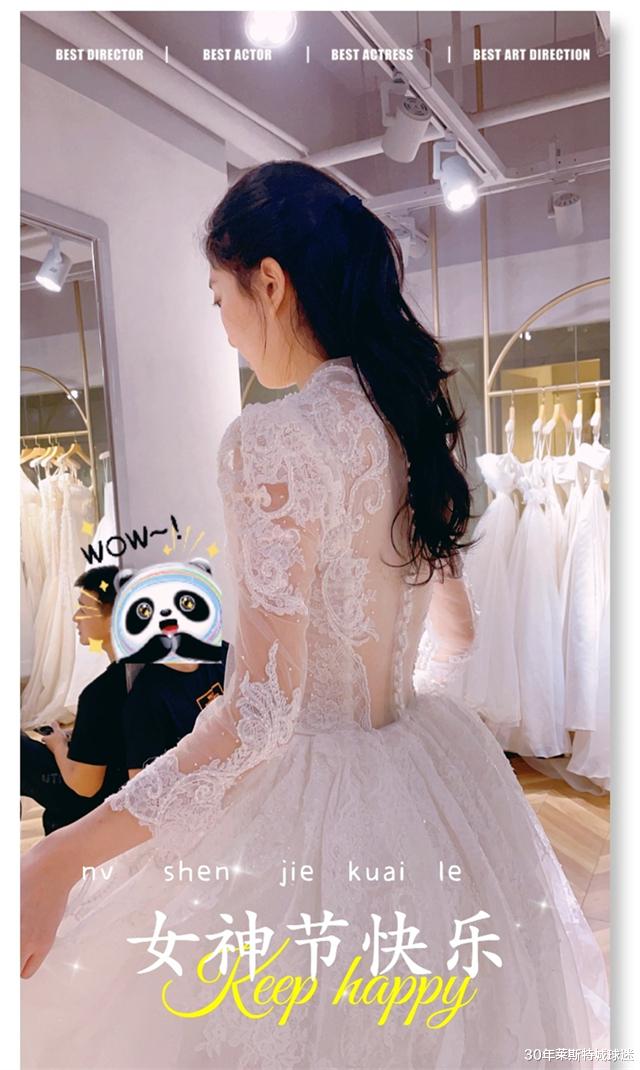 李子君|这腰太细了！李子君妇女节穿婚纱，肤白貌美身材好，已是成熟女神