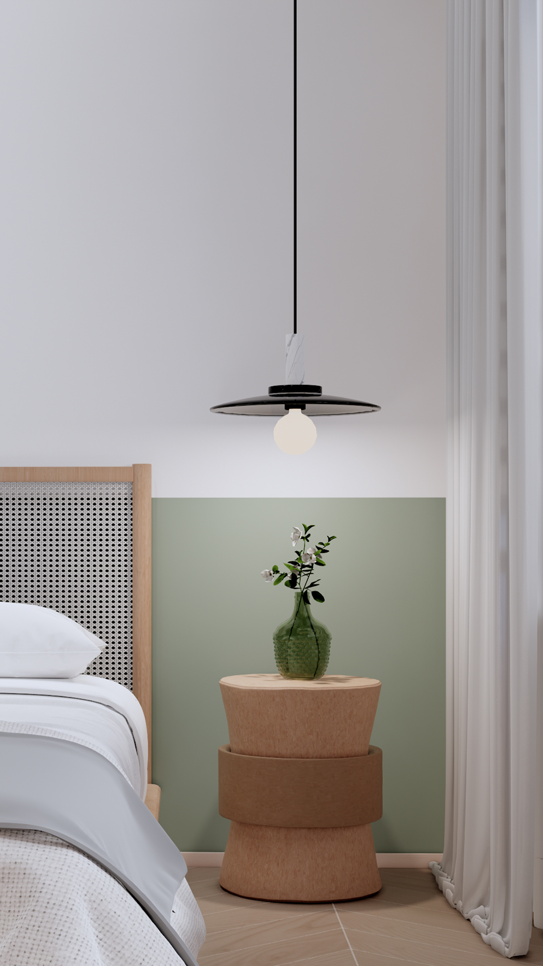 172㎡现代奶咖风，春日里的温柔