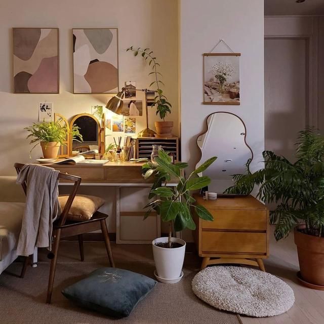 参观完她家，整个人都被治愈了！85㎡，全屋绿植环绕，超有品味！