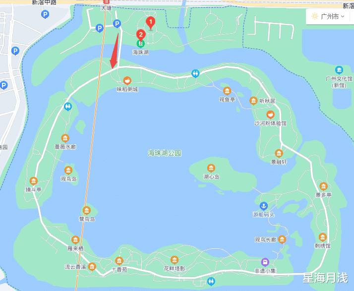 海珠湖|广州海珠湖：赏花、观鸟、看日落，团聚、运动也不错