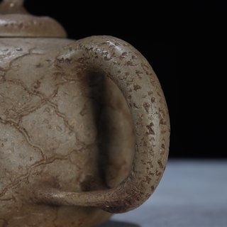 嘉庆|臻品 手工柴窑 地裂纹 紫砂壶