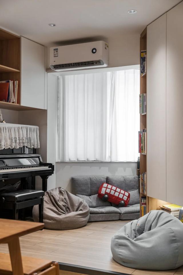 爆改68㎡老破小,不规则户型,二房改三房还要摆钢琴?设计师:行