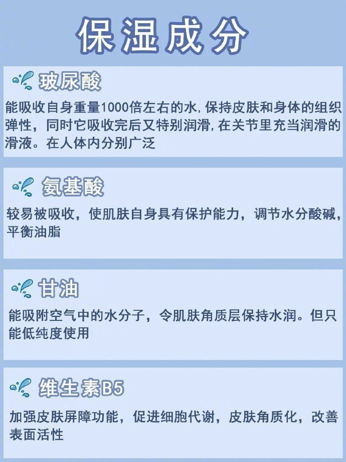 护肤品 不知道如何挑选适合自己的护肤品?get这10种成分,少走冤枉路。