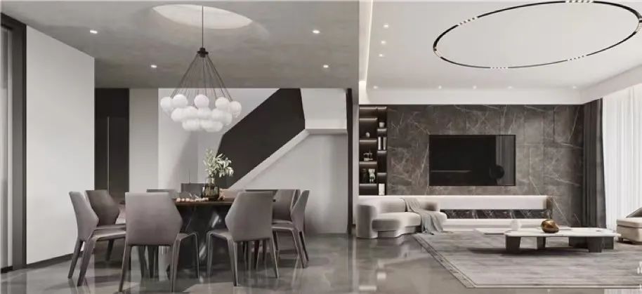 别墅装饰 | 现代风格510平米别墅装修案例