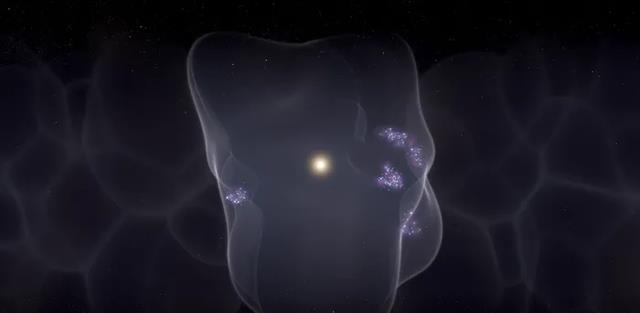 直径1000光年,天文学家发现宇宙泡状结构,太阳系位于正中央?