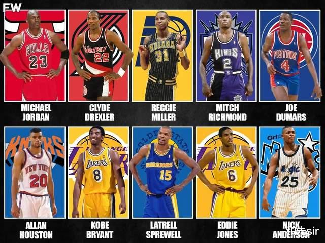 科比·布莱恩特|美媒重排90年代最伟大的分卫排行榜,科比第七,乔丹第一